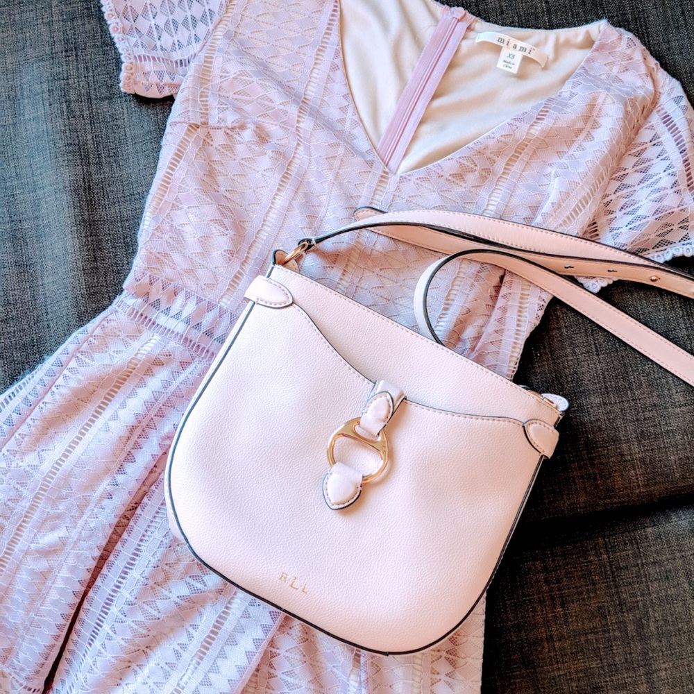 Pink Ralph Lauren crossbody bag 💕